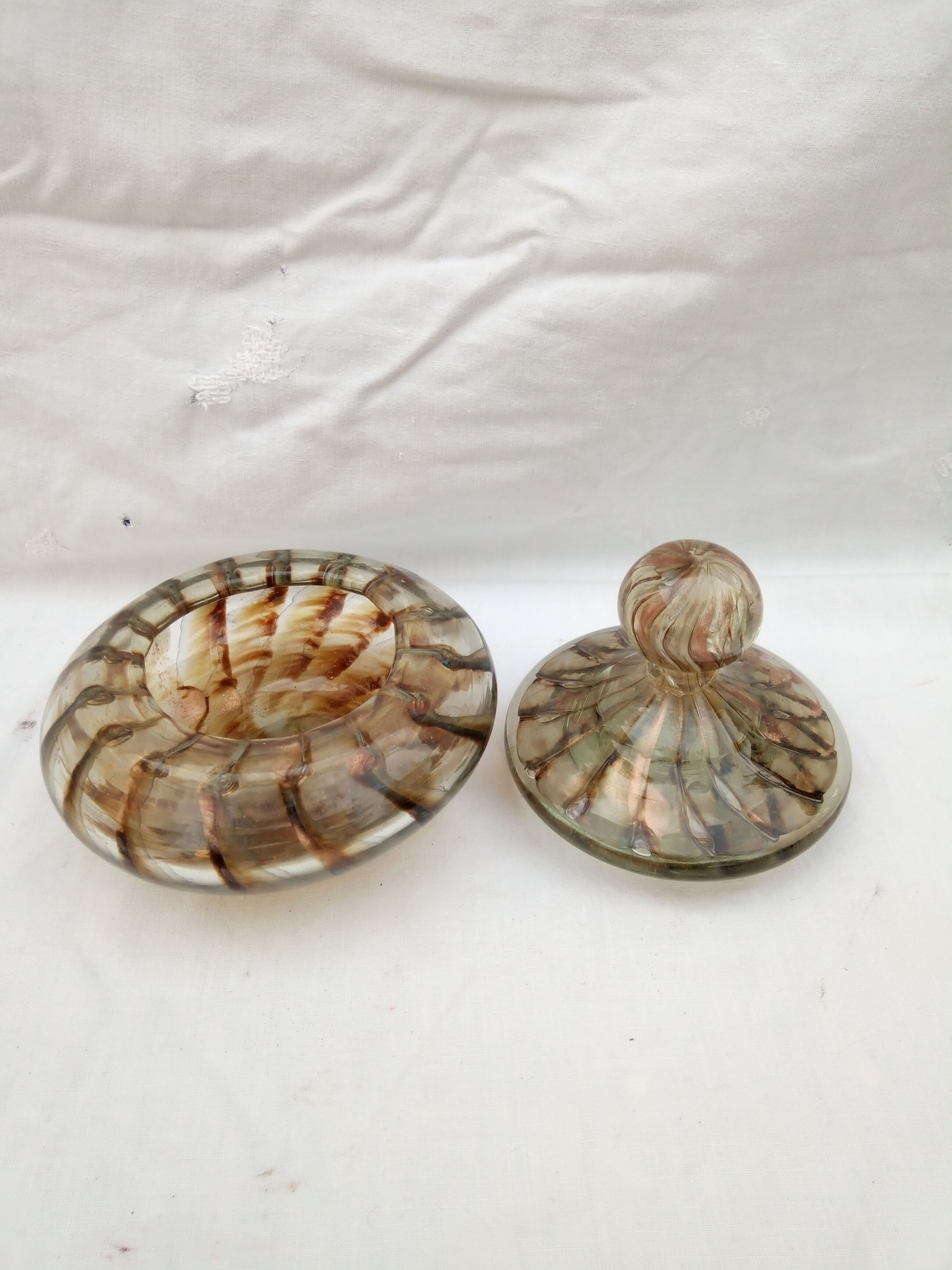Jar covered with Murano glass in the 50s