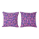 Set of 2 vintage Turkish cushion covers 41x41 cm