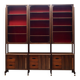 Rosewood modular shelving unit, Italian design, 1960s, production: Italy