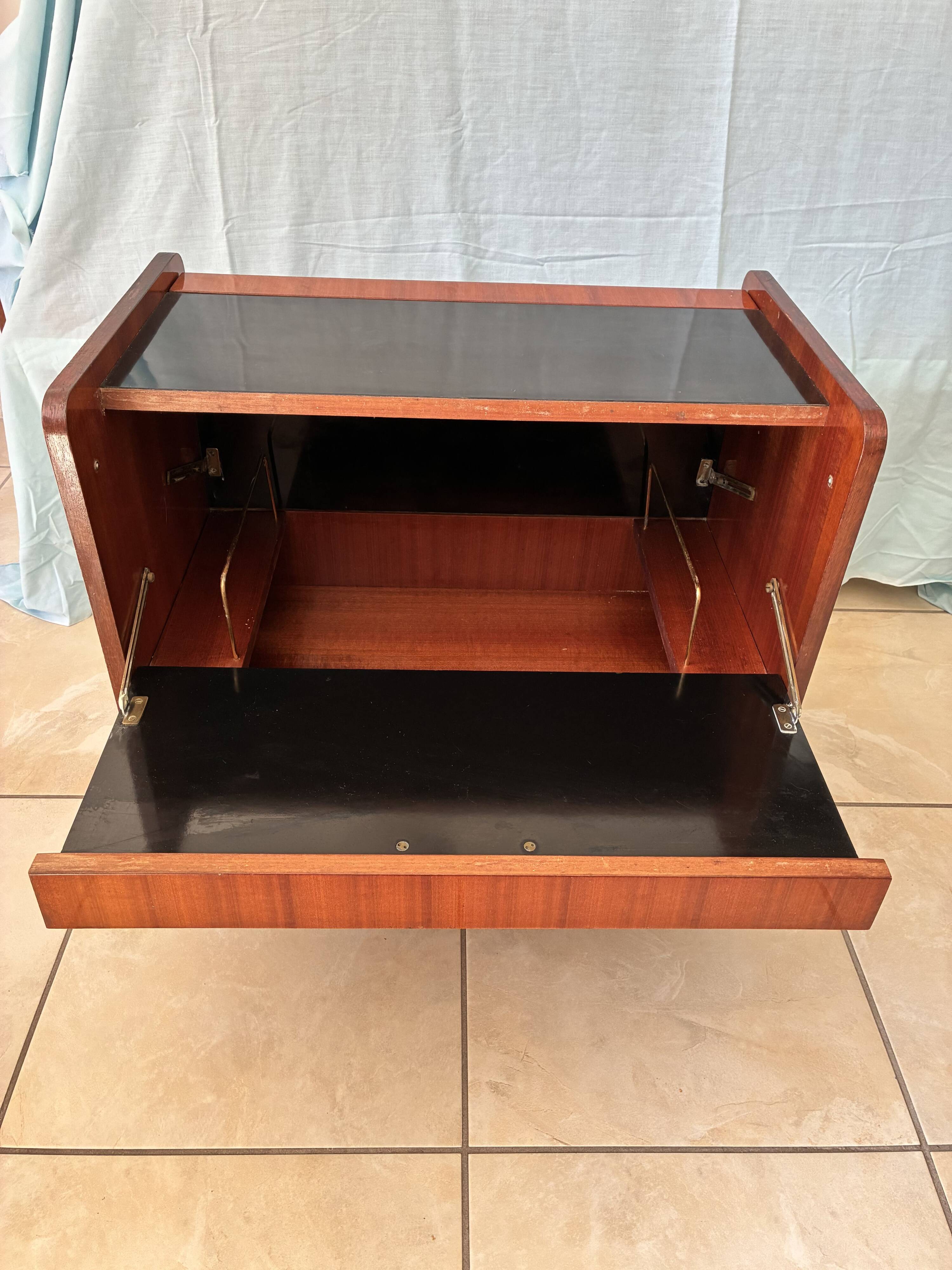 Vintage mahogany bar