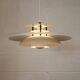Vintage Laterna Danica Pendant Lamp: White & Black Danish Design