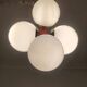 Glass ceiling lamp, Spain, 1970s