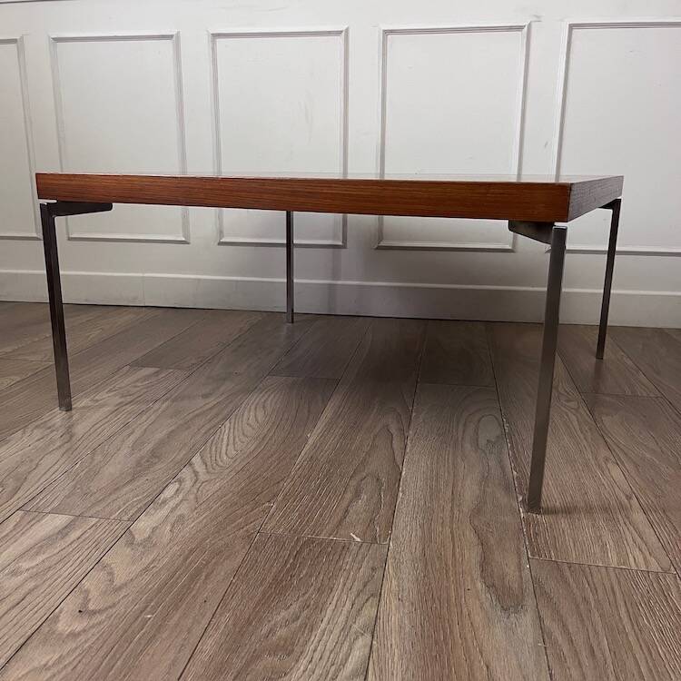 Large vintage square coffee table