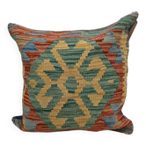 Housse de coussin géométrique, coussin kilim afghan vintage décoration intérieure