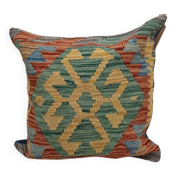Housse de coussin géométrique, coussin kilim afghan vintage décoration intérieure