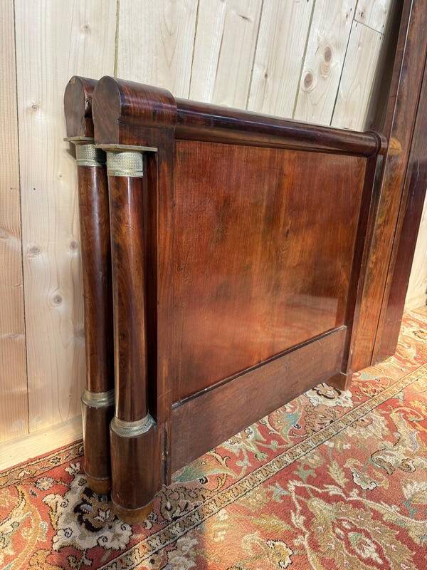 Lit - Banquette époque Empire en acajou