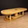 Table de conférence italienne en bois exotique du 20ème siècle