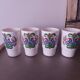 4 cups, Villeroy and Boch ceramic tumblers