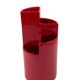 Franco Bettonica, red ceramic vase mod. fb1, Gabbianelli Italy ca. 1970
