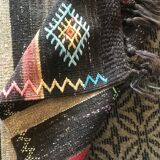 Vintage colorful rug, traditional handmade kilim 290 x 206 cm