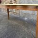 Large café table brasserie bistro Alsatian Art Deco Scandinavian wood