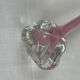 Sculptural glass soliflore in pink