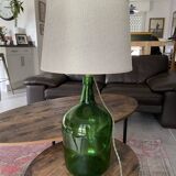 Lady Jeanne green table lamp electrified to nine
