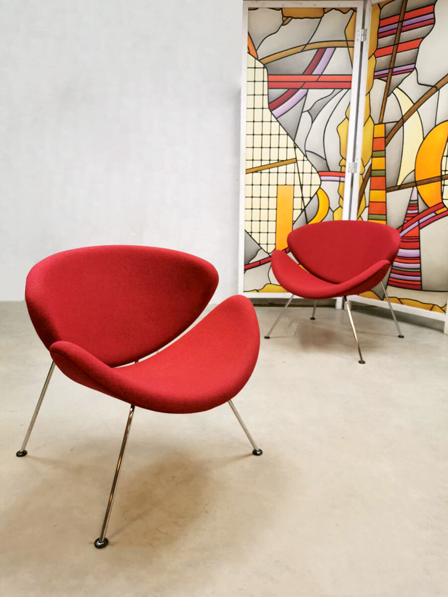 Artifort Orange Slice easy lounge chair by Pierre Paulin, model F437