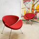 Artifort Orange Slice easy lounge chair by Pierre Paulin, model F437