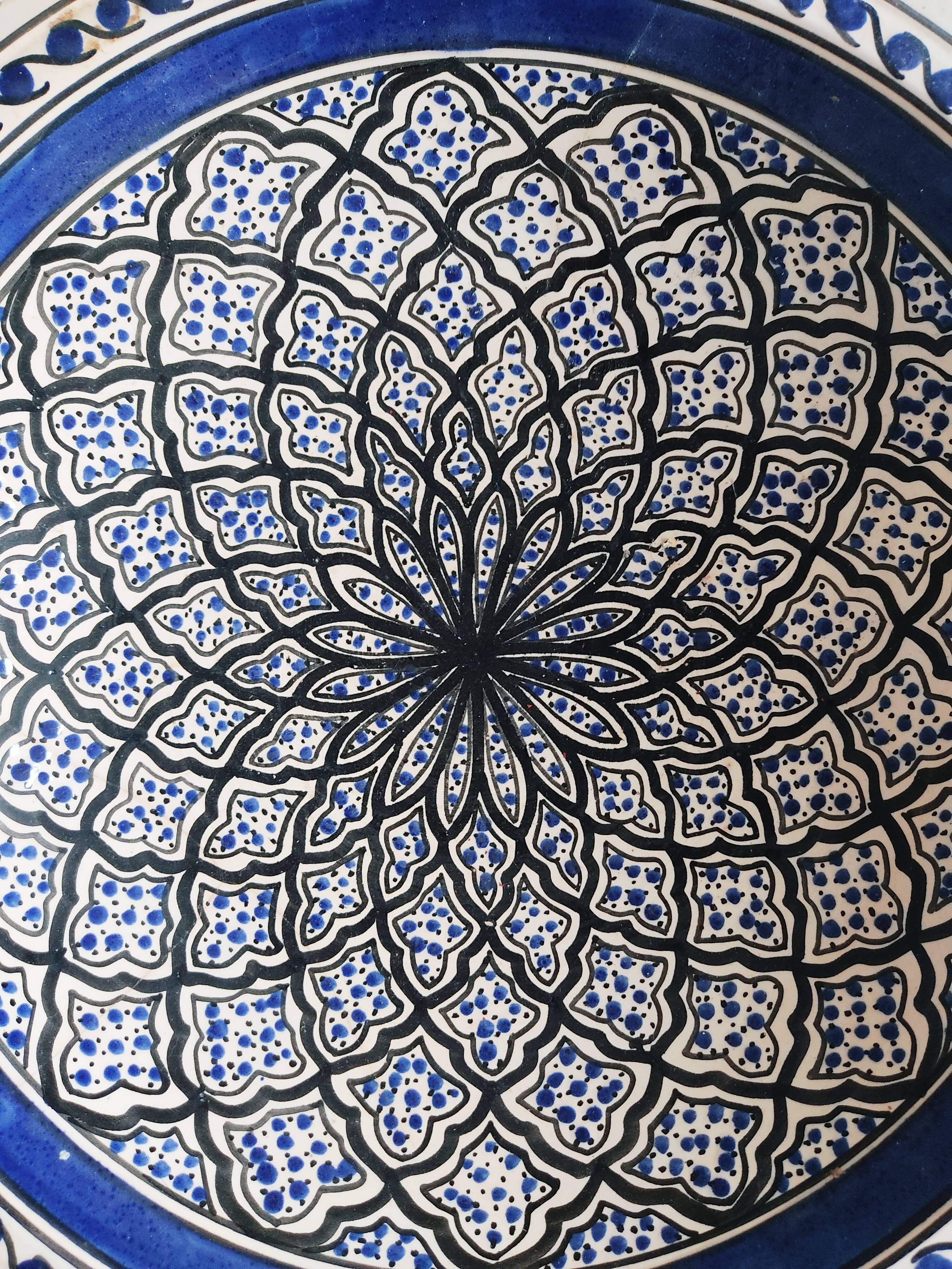 Empty turkish ceramic pocket