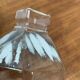 Lampe murale ou de plafond vintage allemande chrome et verre space age par Motoko Ishii pour Staff