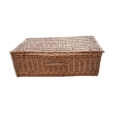 small trunk in old wicker