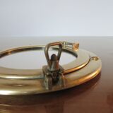 Mirror window in brass 70s - 29cm