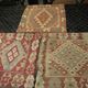 Set of three Kilim cushion covers