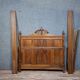 Neo-Gothic bed in solid walnut – Late 19th century