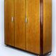 Vintage Bauhaus Chromed Tubular Steel Wardrobe by Hynek Gottwald, 1930s