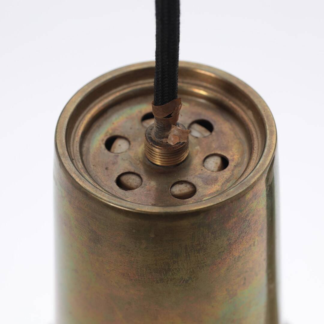 2 brass pendant lights - Sweden 50s/60s