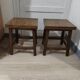 vintage wooden stools