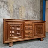 Buffet français brutaliste Art Déco
