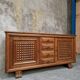 French Brutalist Art Deco Sideboard