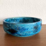 Fish pottery bowl by Aldo Londi for Bitossi, Italy, 1960s.