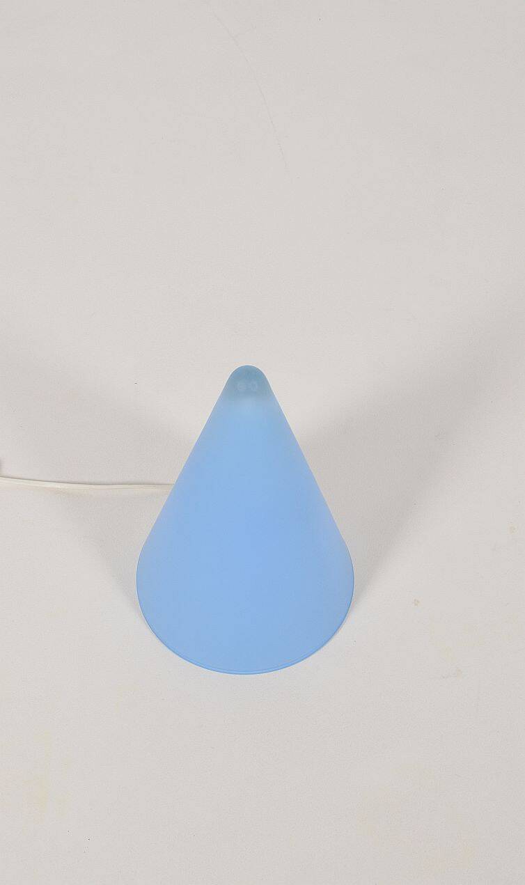 XL table lamp 'Teepee' in glass by SCE, 1990s