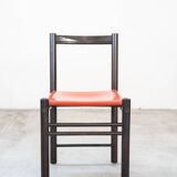Table and 6 chairs mod. ibisco, 70's/80's