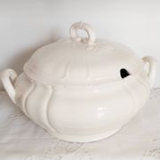 Soupière blanche Villeroy et Boch,   , en faïence