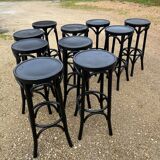 Set of 10 bar stools