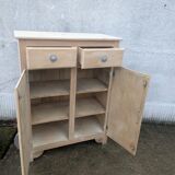 Buffet vintage en bois naturel
