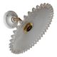 Applique murale vintage opaline dentelle