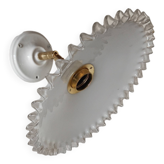 Vintage opaline lace wall light
