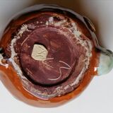 Slip teapot signed Athezza