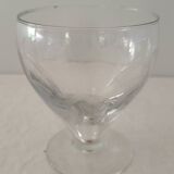 Service de verres en cristal gravé