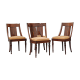 Series of 4 gondola chairs