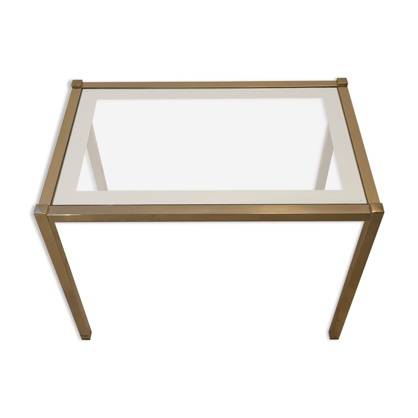 Brass coffee table