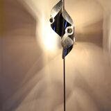 Vintage chrome lamp of the 1970s