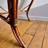 Wicker table, 1940s