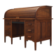 Bureau en chêne, design danois, années 1950, production: Danemark