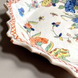 Malicorne earthenware by Pouplard Beatrix: old plate with Rouen decoration