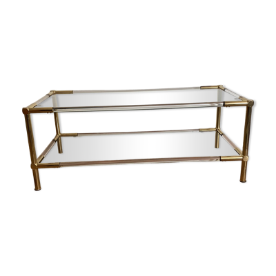 Table basse Roche Bobois. 1970. Hollywood Regency.