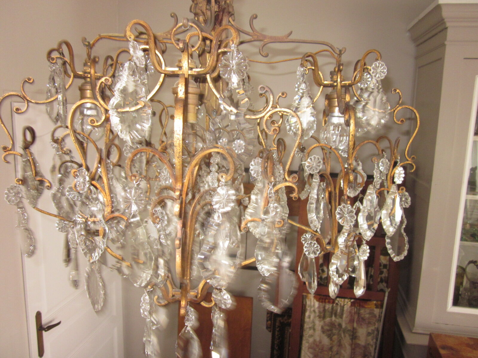 Stamps chandelier