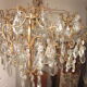 Stamps chandelier