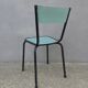 6 chaises en formica vert mint design vintage
